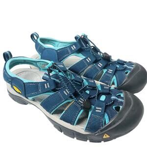 Keen Women's Newport H2 Sandal Poseidon/Capri Waterproof Hiking Shoes Size 10